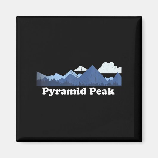 Pyramid Peak Bagger New York NY Wandern Magnet (Vorne)