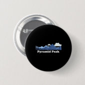 Pyramid Peak Bygger New York Ny Klettern Wandern Button (Vorne & Hinten)