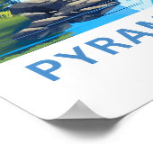 Pyramid Peak Colorado Reisen Print Poster (Ecke)