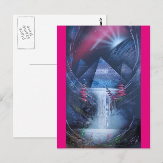 Pyramid Postcard Postkarte (Vorne/Hinten)