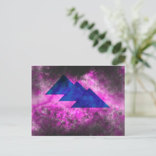 Pyramid Power Geschenke Postkarte (Stehend Vorderseite)