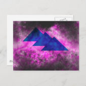 Pyramid Power Geschenke Postkarte (Vorne/Hinten)