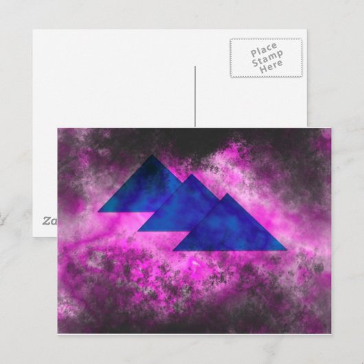 Pyramid Power Geschenke Postkarte (Vorne/Hinten)