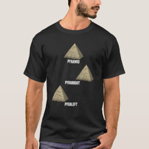 Pyramid Pyraright Pyraleft Antikes Ägypten T-Shirt