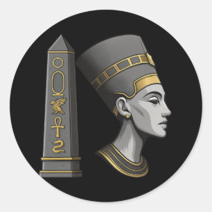 Pyramid Queen Sticker - Ägyptischer Viny