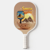 Pyramid Smash - Ägypten Pickleball Design Pickleball Schläger (Vorderseite)