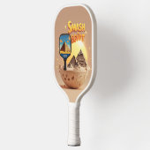 Pyramid Smash - Ägypten Pickleball Design Pickleball Schläger (Links)