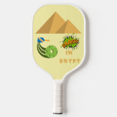 Pyramid Smash - Ägypten Pickleball Design Pickleball Schläger (Rückseite)