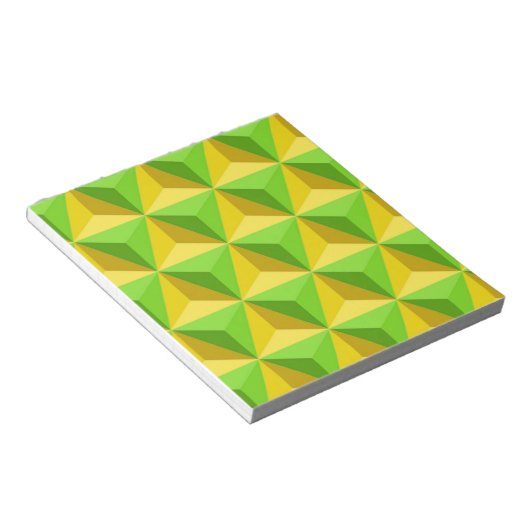 PYRAMID TRIANGLE PATTERN NOTIZBLOCK (angewinkelt)