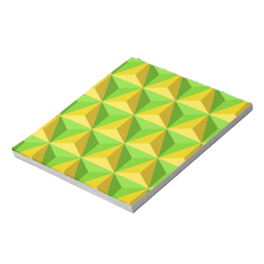 PYRAMID TRIANGLE PATTERN NOTIZBLOCK (Rotiert)