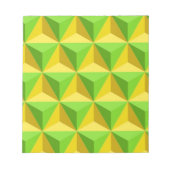 PYRAMID TRIANGLE PATTERN NOTIZBLOCK (Vorderseite)
