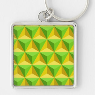 PYRAMID TRIANGLE PATTERN SCHLÜSSELANHÄNGER