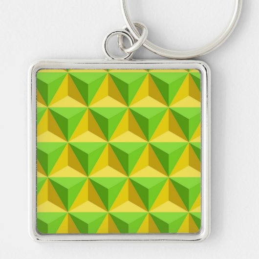 PYRAMID TRIANGLE PATTERN SCHLÜSSELANHÄNGER (Vorne)