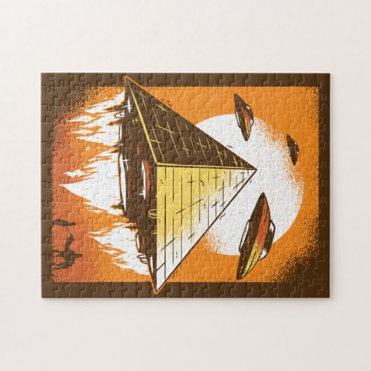 Pyramid Ufo Puzzle (Horizontal)