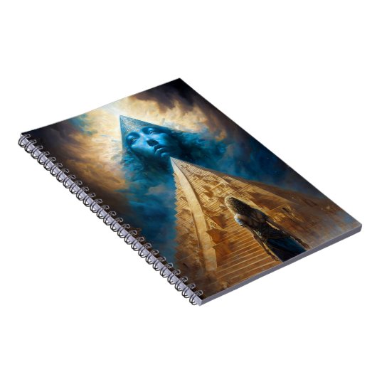 Pyramid Visionary Surreal Art Notebook Notizblock (Rechte Seite)