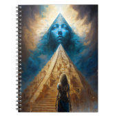 Pyramid Visionary Surreal Art Notebook Notizblock (Vorderseite)