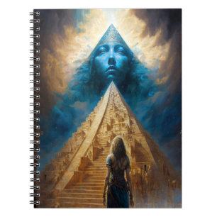 Pyramid Visionary Surreal Art Notebook Notizblock