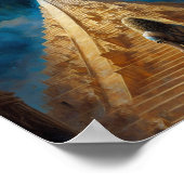 Pyramid Visionary Surreal Art Poster (Ecke)