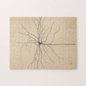 Pyramida Neuron Zeichnend von Santiago Ramón Y Caj Puzzle (Horizontal)