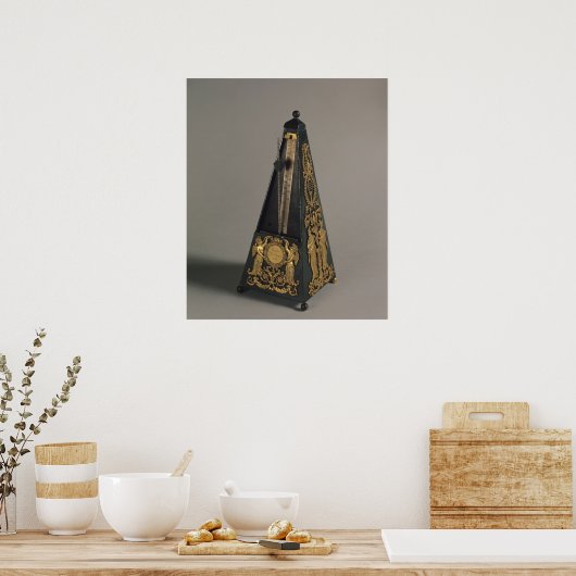 Pyramidal Metronom, 1815 Poster (Küche)