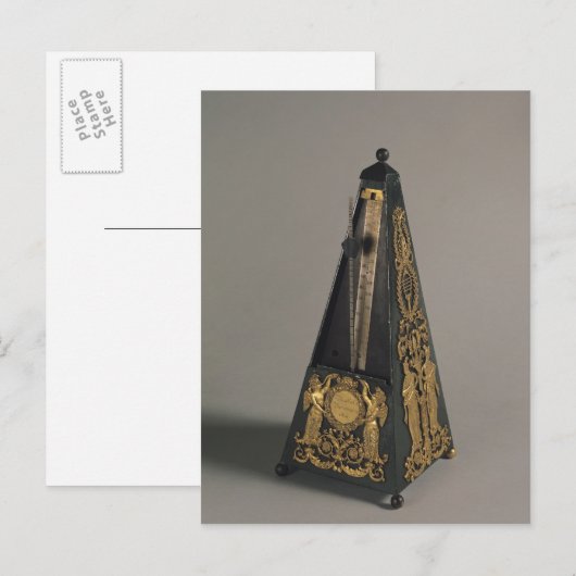 Pyramidal Metronom, 1815 Postkarte (Vorne/Hinten)