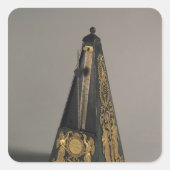 Pyramidal Metronom, 1815 Quadratischer Aufkleber (Vorderseite)