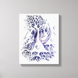 Pyramidal neurons drawing  leinwanddruck