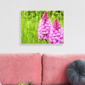 Pyramidal Orchid Canvas Print Leinwanddruck (Insitu (Wohnzimmer))