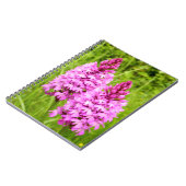 Pyramidal Orchid Spiral Foto Notebook Notizblock (Linke Seite)