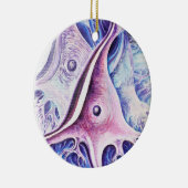 Pyramidale Neuronen Keramik Ornament (Rechts)