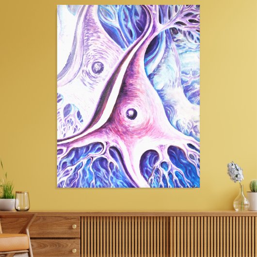 Pyramidale Neuronen Leinwanddruck (Insitu (Wohnzimmer))