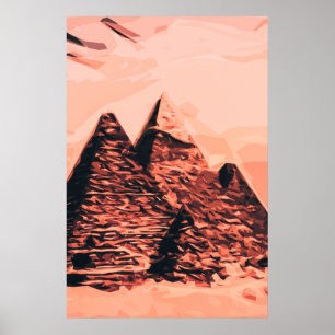 Pyramide Ägypten monumental Poster