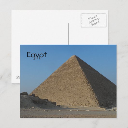 Pyramide - Ägypten Postkarte (Vorne/Hinten)