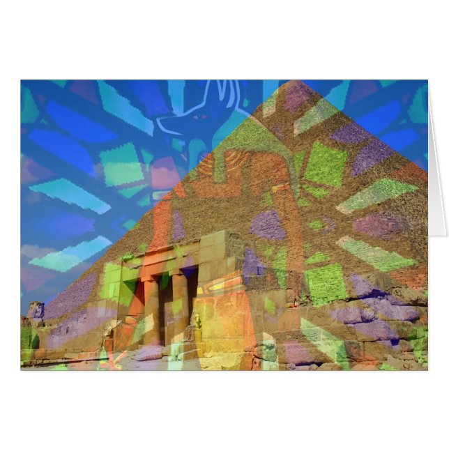 Pyramide ägyptischer_ (Vorderseite (Horizontal))