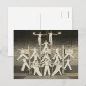 Pyramide aus Jungen Postkarte (Vorne/Hinten)