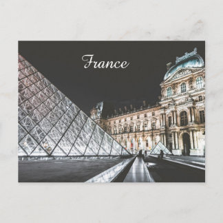 Pyramide aus Louvre Postkarte