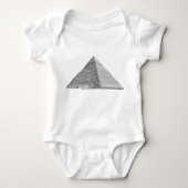 Pyramide Baby Strampler (Vorderseite)