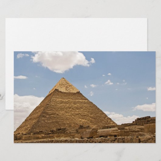 Pyramide Briefpapier (Vorne/Hinten)