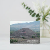 Pyramide der Mondpostkarte Postkarte (Stehend Vorderseite)