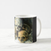 Pyramide der Schädel Paul Cezanne Kaffeetasse (VorderseiteRechts)
