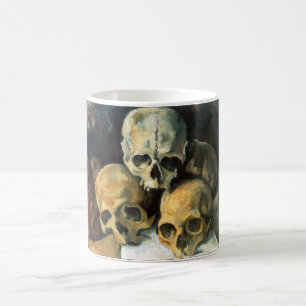 Pyramide der Schädel Paul Cezanne Kaffeetasse