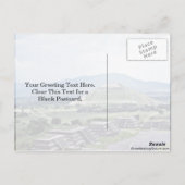 Pyramide der Sonne, Komplex Teotihuacan Postkarte (Rückseite)