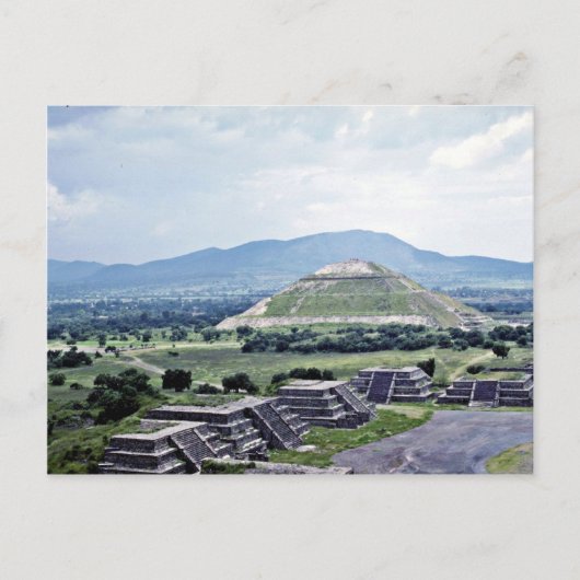 Pyramide der Sonne, Komplex Teotihuacan Postkarte (Vorderseite)