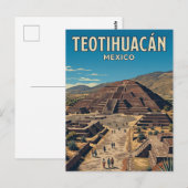 Pyramide der Sonne Postkarte (Vorne/Hinten)