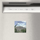 Pyramide der Sonne, Teotihuacan, Mexiko Magnet (In Situ (Geschirrspüler))