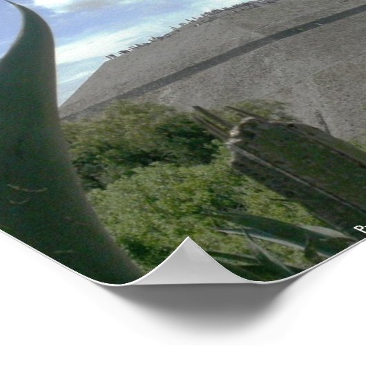 Pyramide der Sonne, Teotihuacan, Mexiko Poster (Ecke)