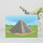 Pyramide der Sonneneinladungen Einladung (Stehend Vorderseite)