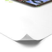 Pyramide der täglichen Lebensmittelgruppen Poster (Ecke)