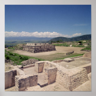 Pyramide des gefiederten Schlangens Poster