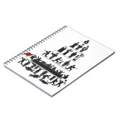 Pyramide des Kapitalismusnotizbuches Notizblock (Linke Seite)